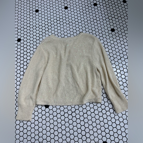 NWT Elle sequined sweater size large - Picture 2 of 5